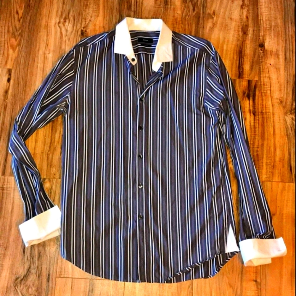 Contrast Hugo Boss dress shirt